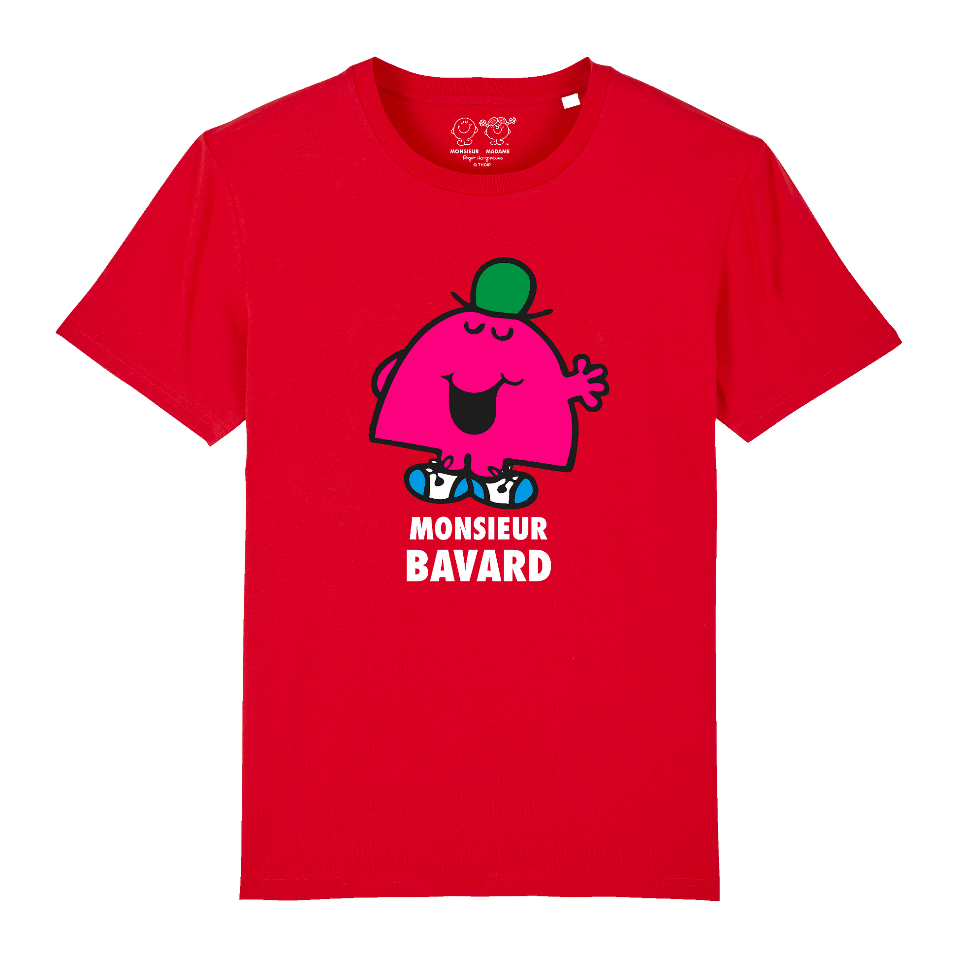 T-Shirt Homme Monsieur Bavard Monsieur Madame