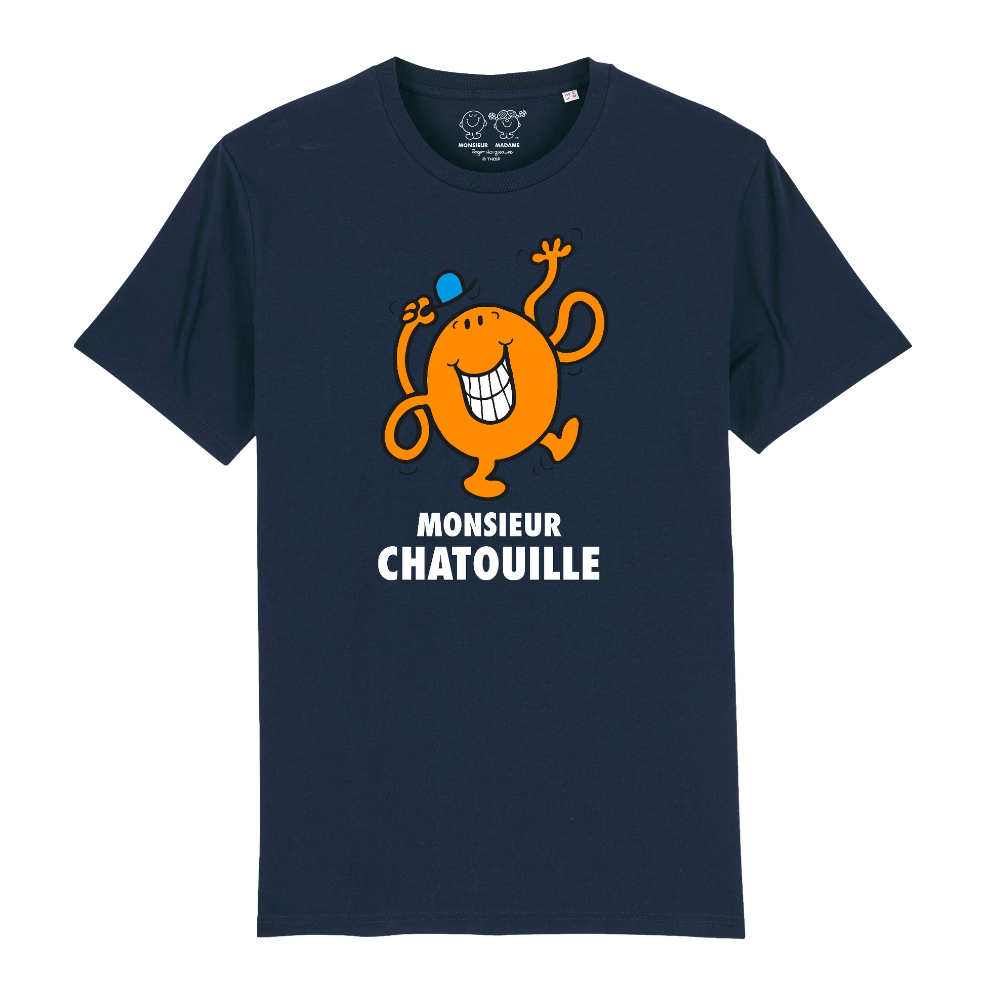 T-Shirt Homme Monsieur Chatouille Monsieur Madame