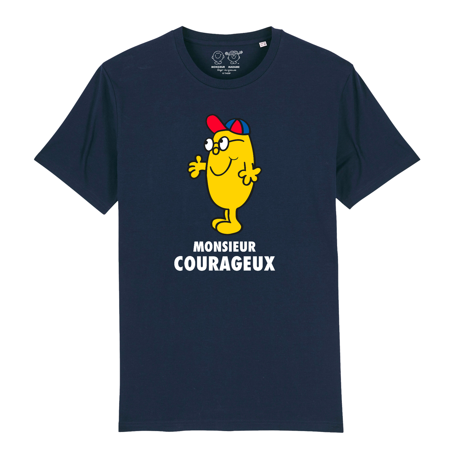 T-Shirt Homme Monsieur Courageux Monsieur Madame
