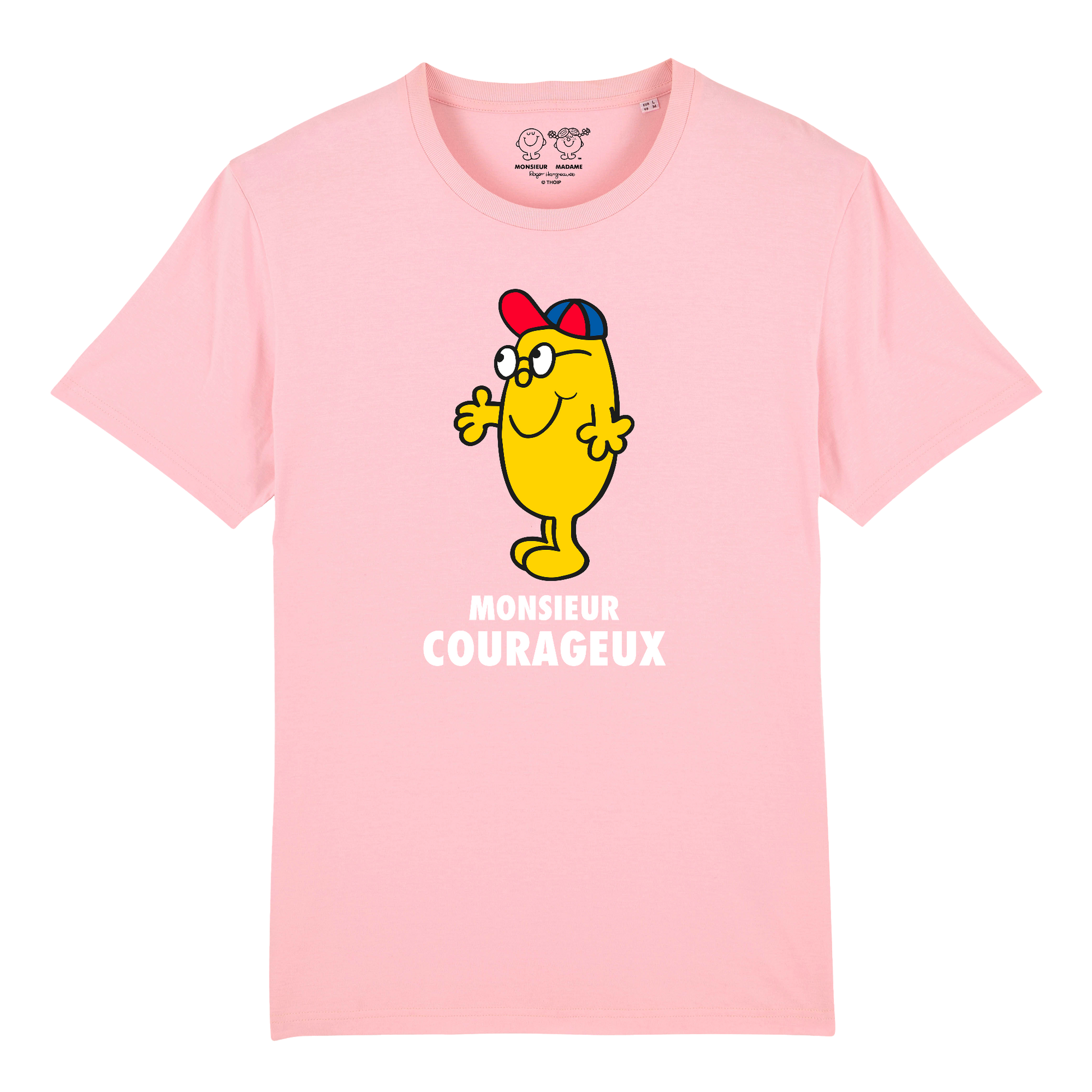 T-Shirt Homme Monsieur Courageux Monsieur Madame