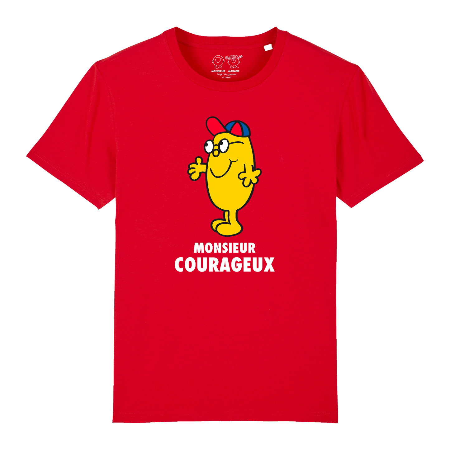 T-Shirt Homme Monsieur Courageux Monsieur Madame