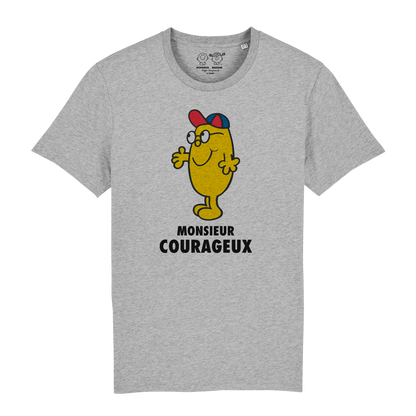 T-Shirt Homme Monsieur Courageux Monsieur Madame