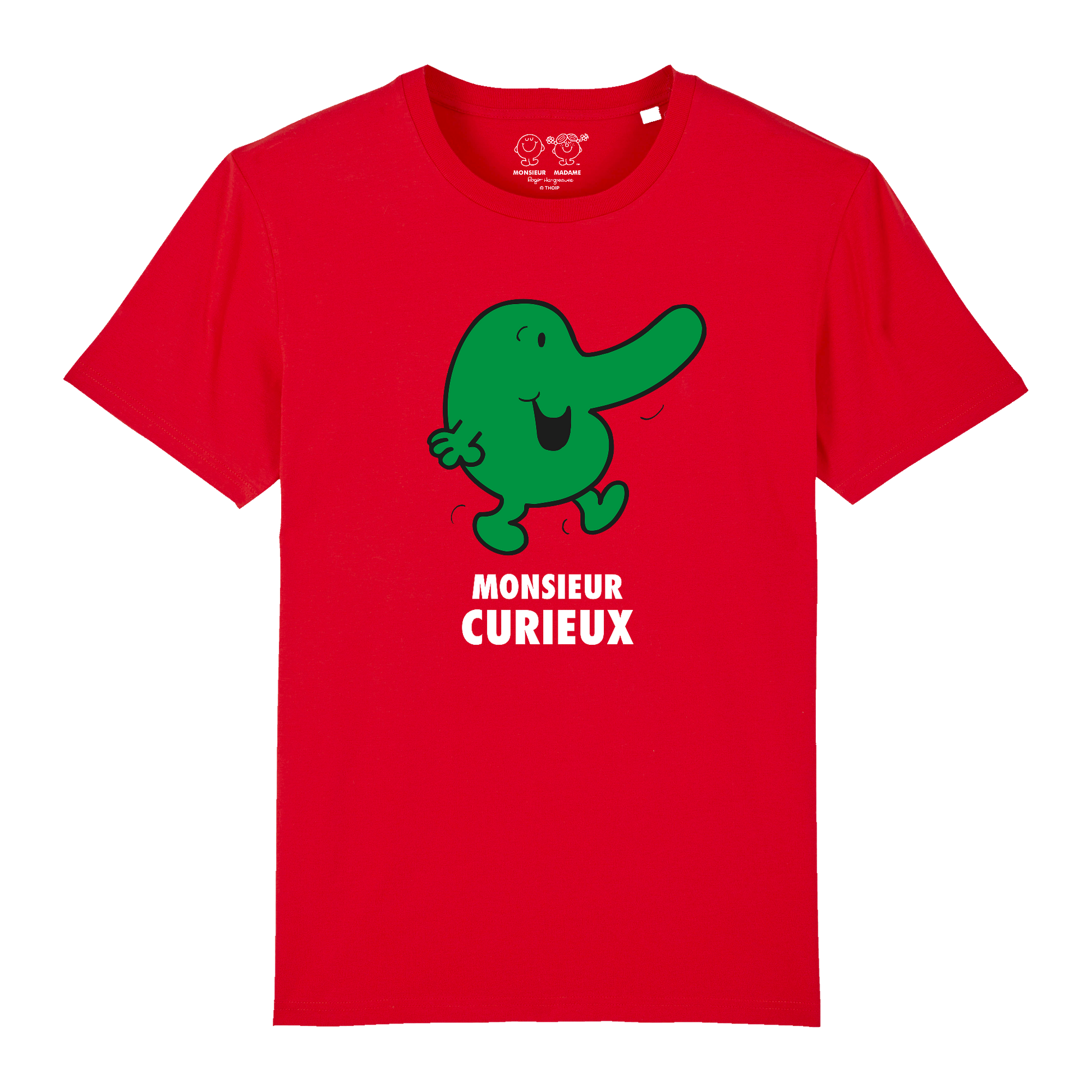 T-Shirt Homme Monsieur Curieux Monsieur Madame