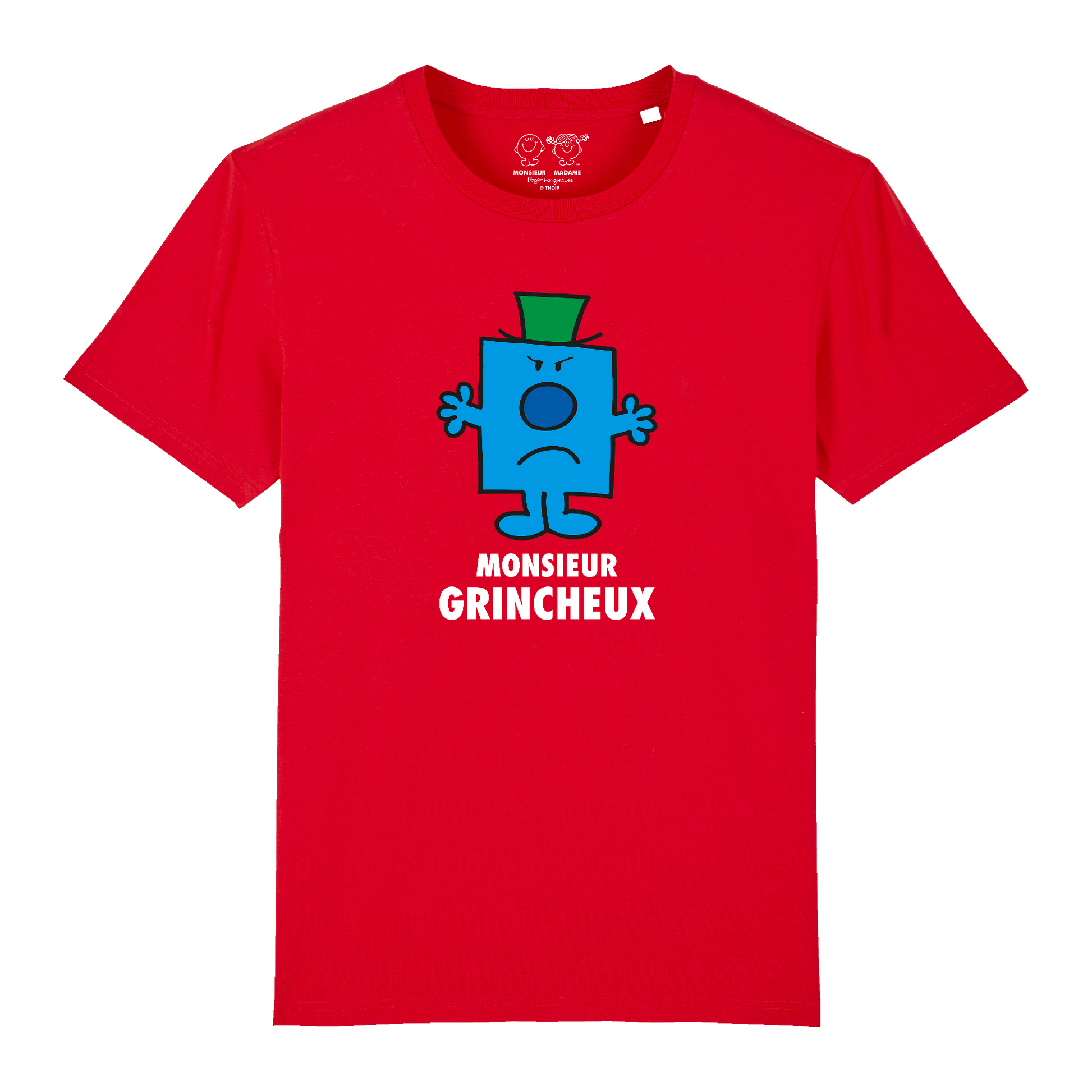 T-Shirt Homme Monsieur Grincheux Monsieur Madame