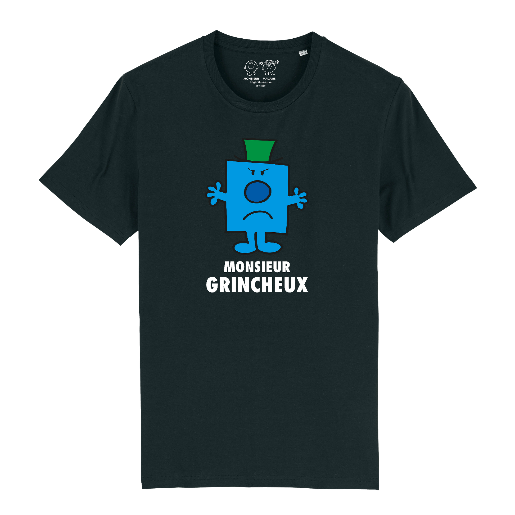 T-Shirt Homme Monsieur Grincheux Monsieur Madame