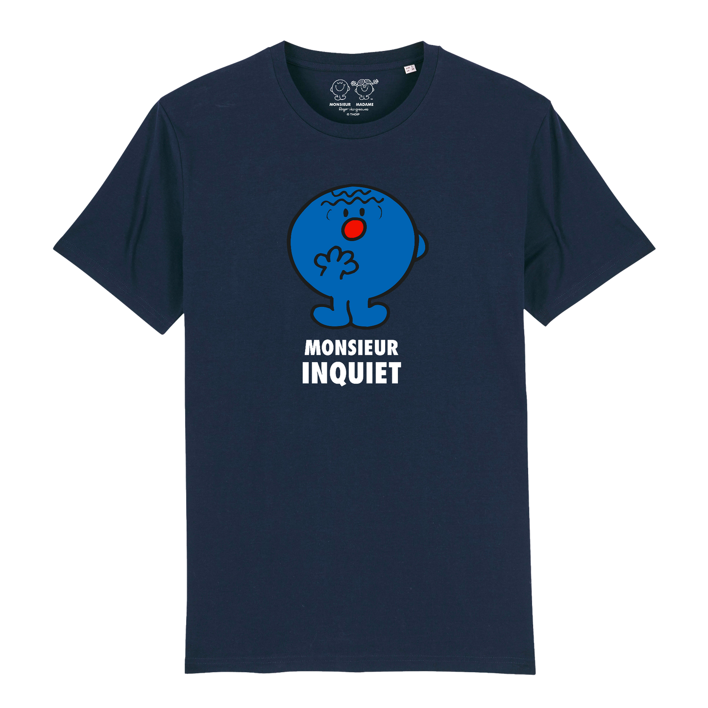 T-Shirt Homme Monsieur Inquiet Monsieur Madame