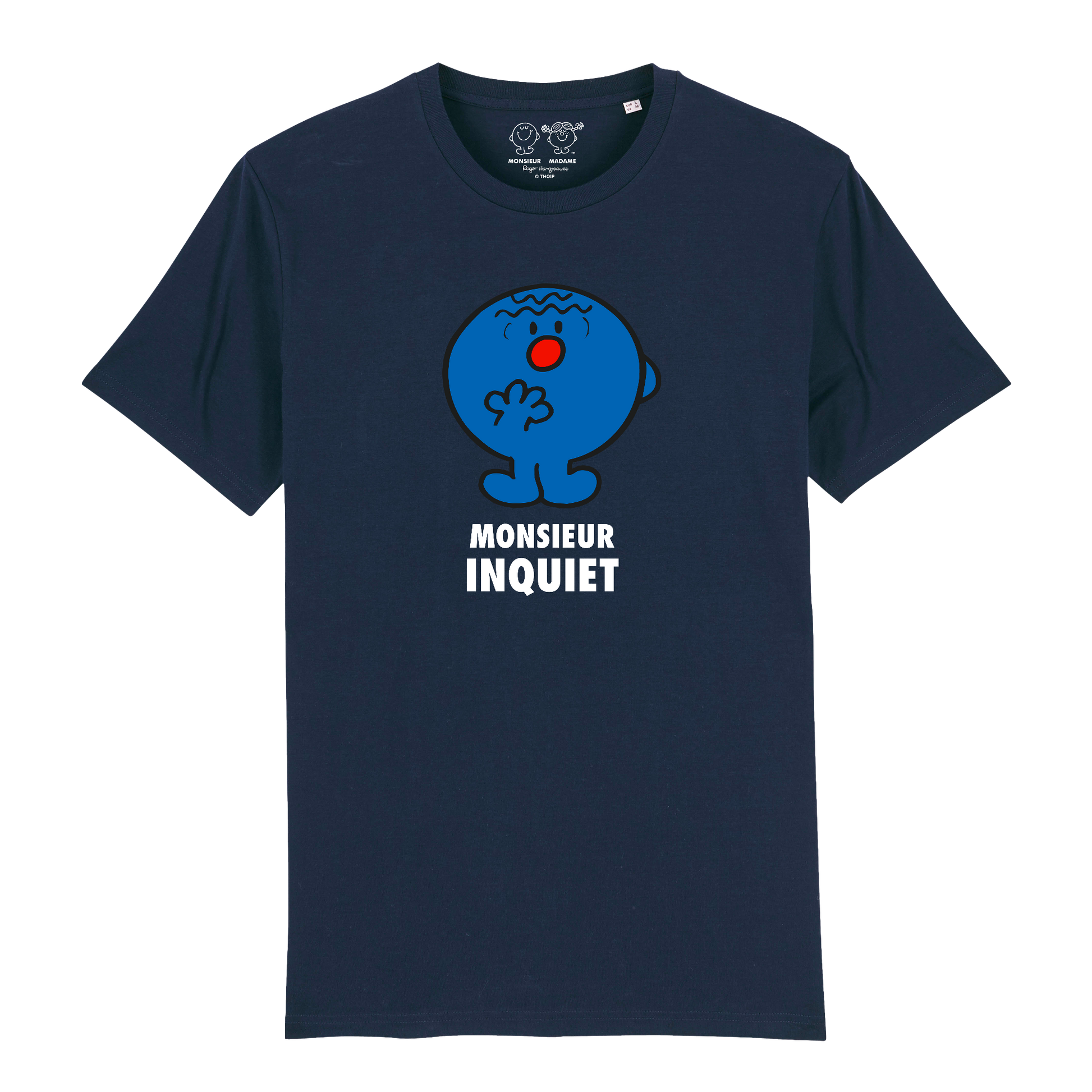 T-Shirt Homme Monsieur Inquiet Monsieur Madame
