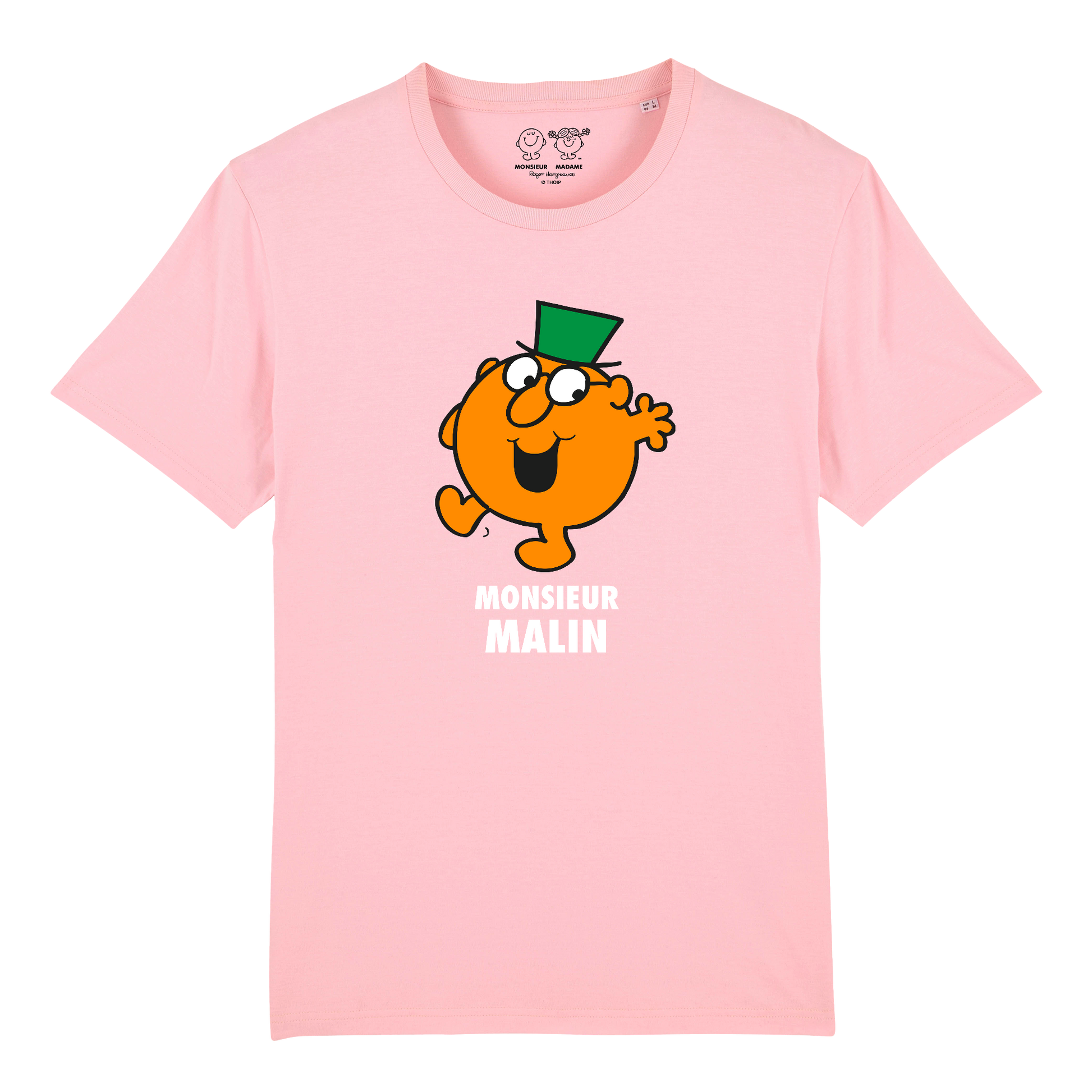 T-Shirt Homme Monsieur Malin Monsieur Madame