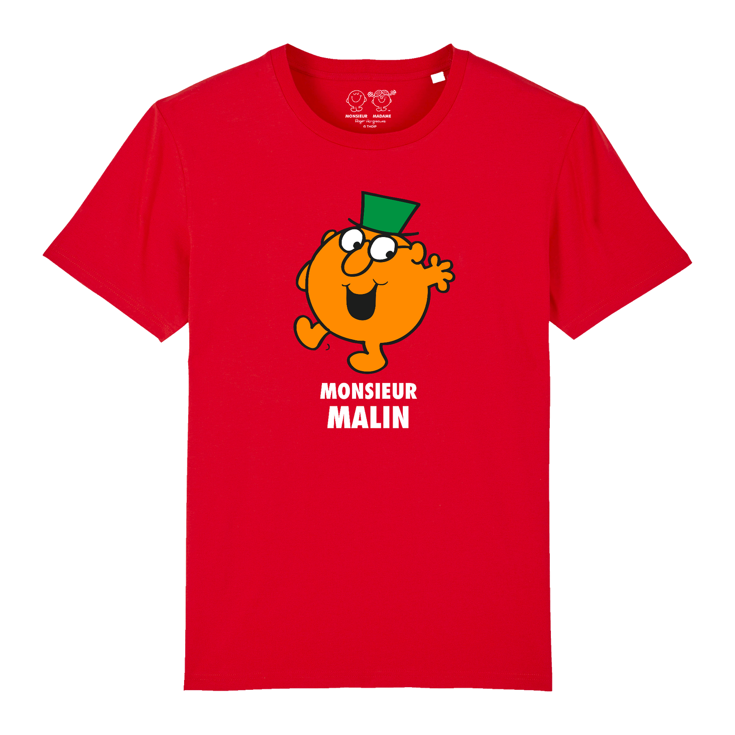 T-Shirt Homme Monsieur Malin Monsieur Madame