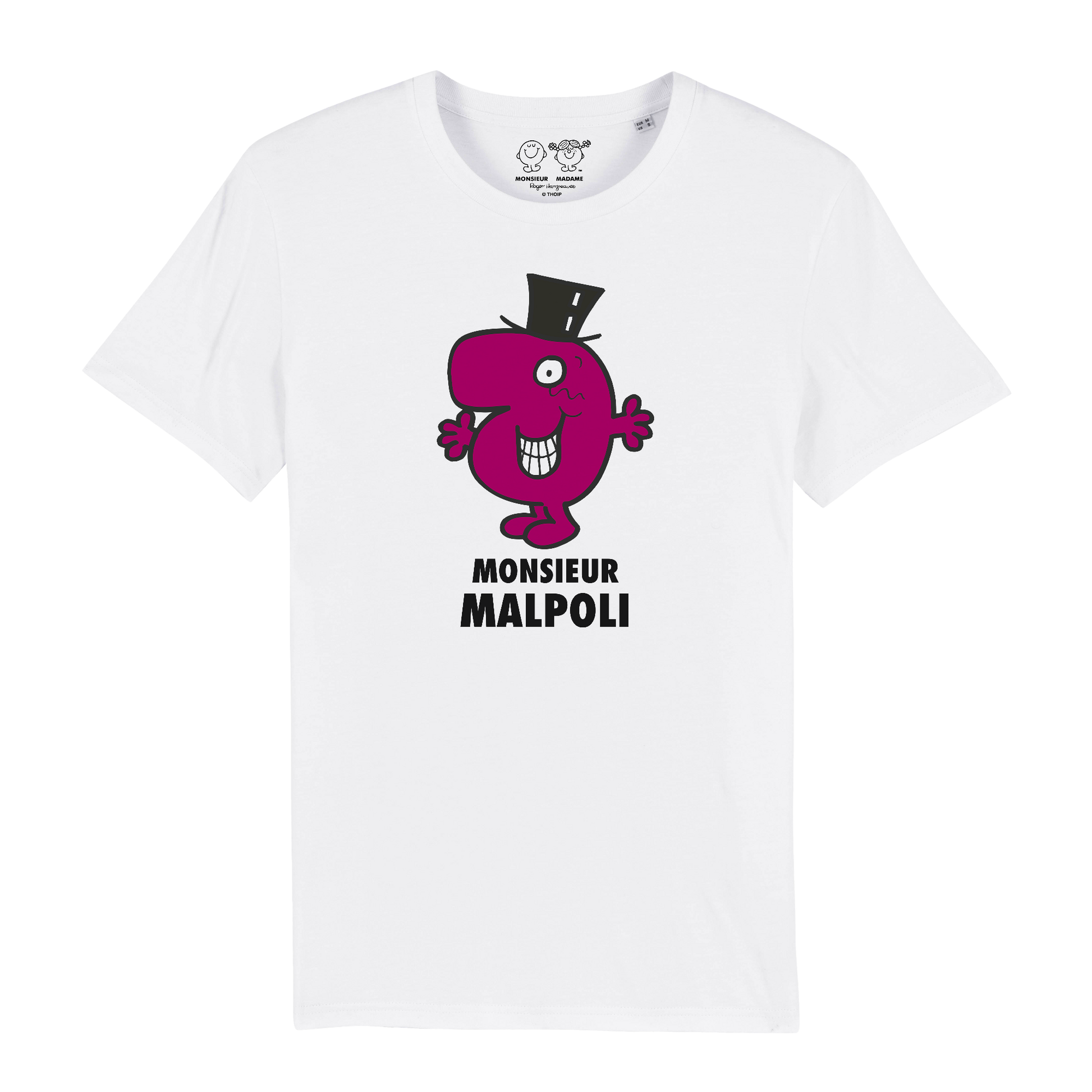 T-Shirt Homme Monsieur Malpoli Monsieur Madame
