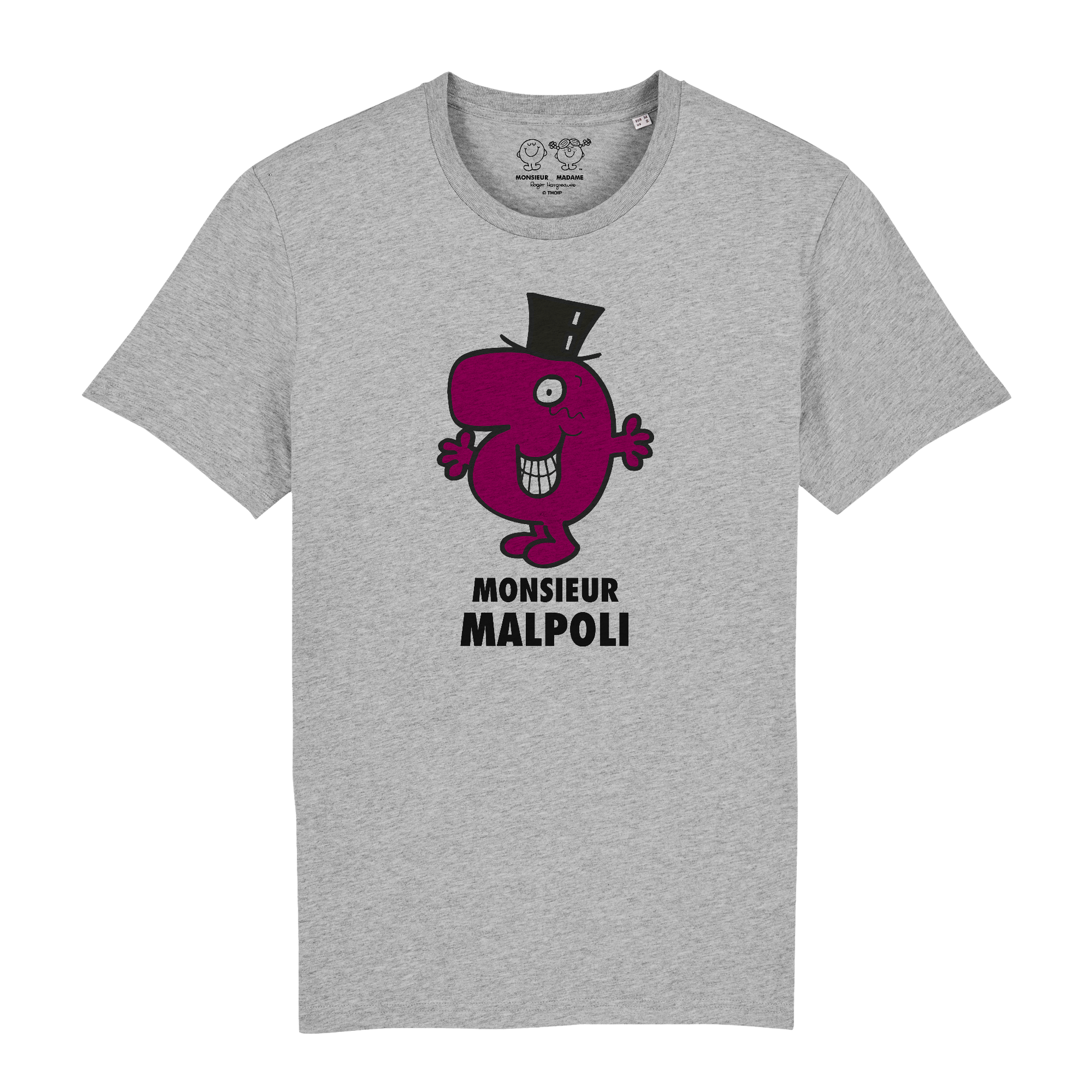 T-Shirt Homme Monsieur Malpoli Monsieur Madame