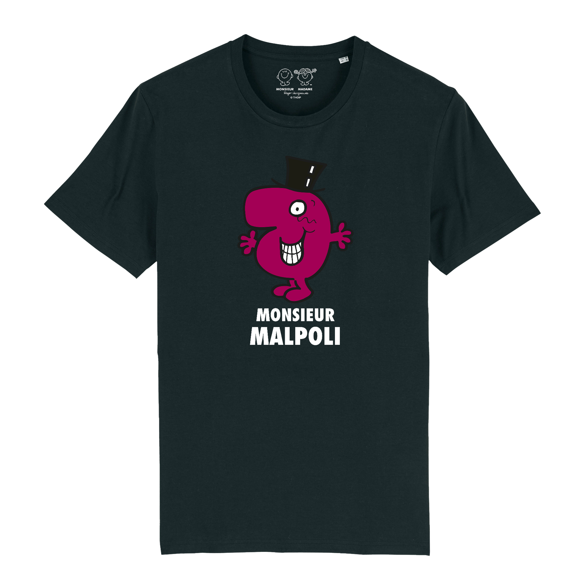 T-Shirt Homme Monsieur Malpoli Monsieur Madame