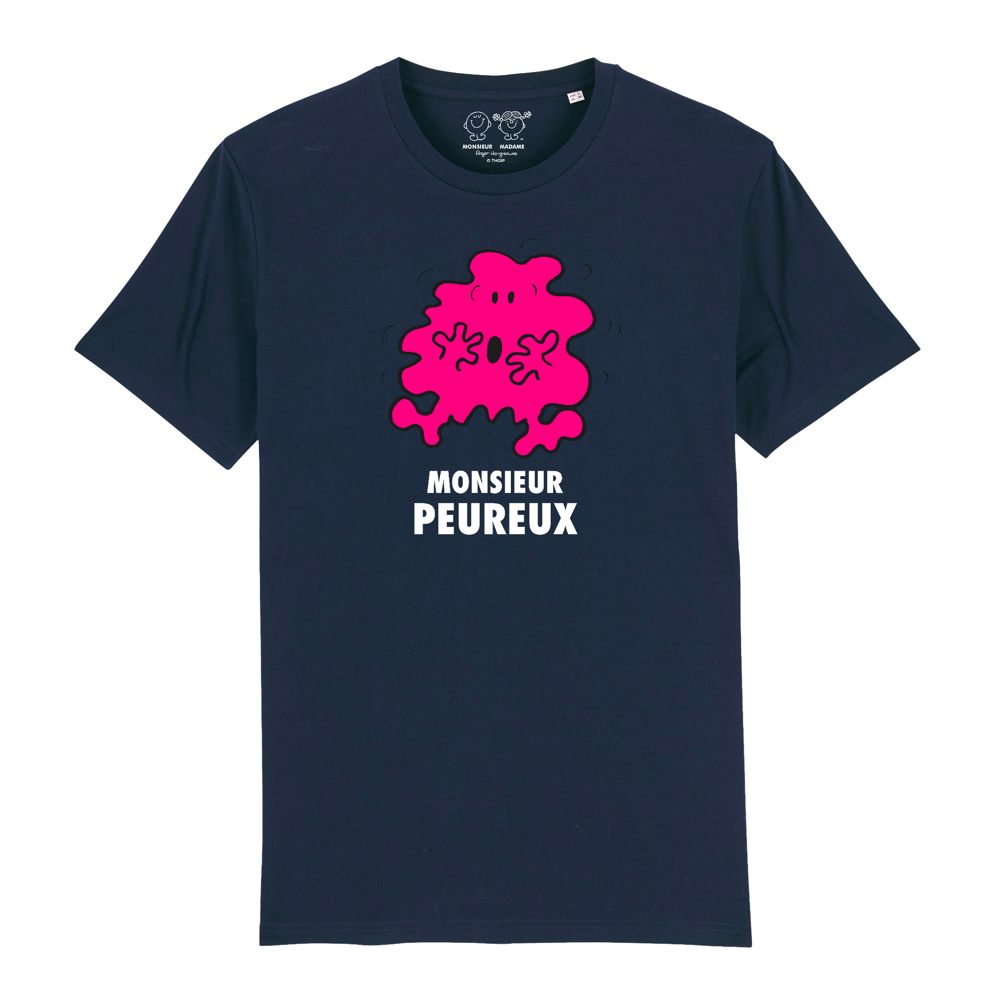 T-Shirt Homme Monsieur Peureux Monsieur Madame
