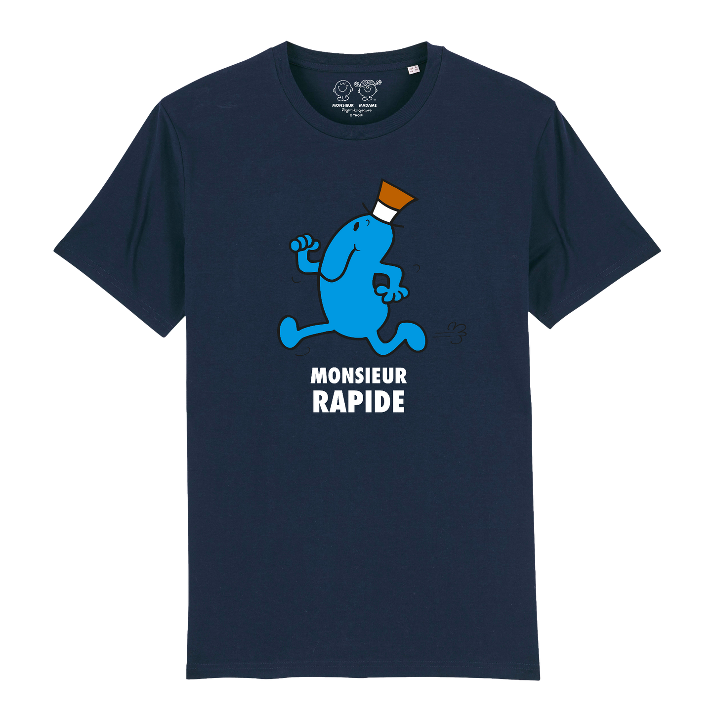 T-Shirt Homme Monsieur Rapide Monsieur Madame