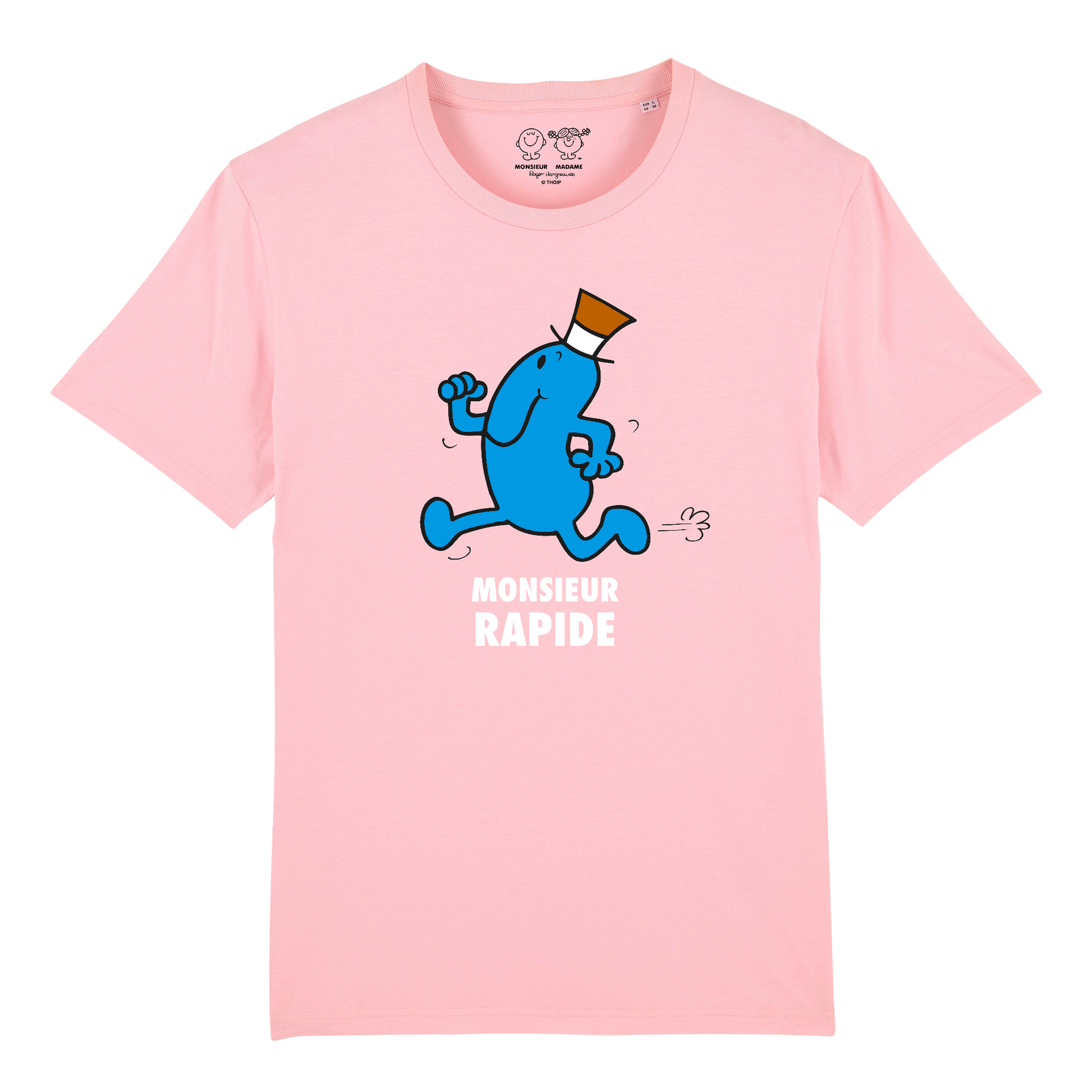 T-Shirt Homme Monsieur Rapide Monsieur Madame