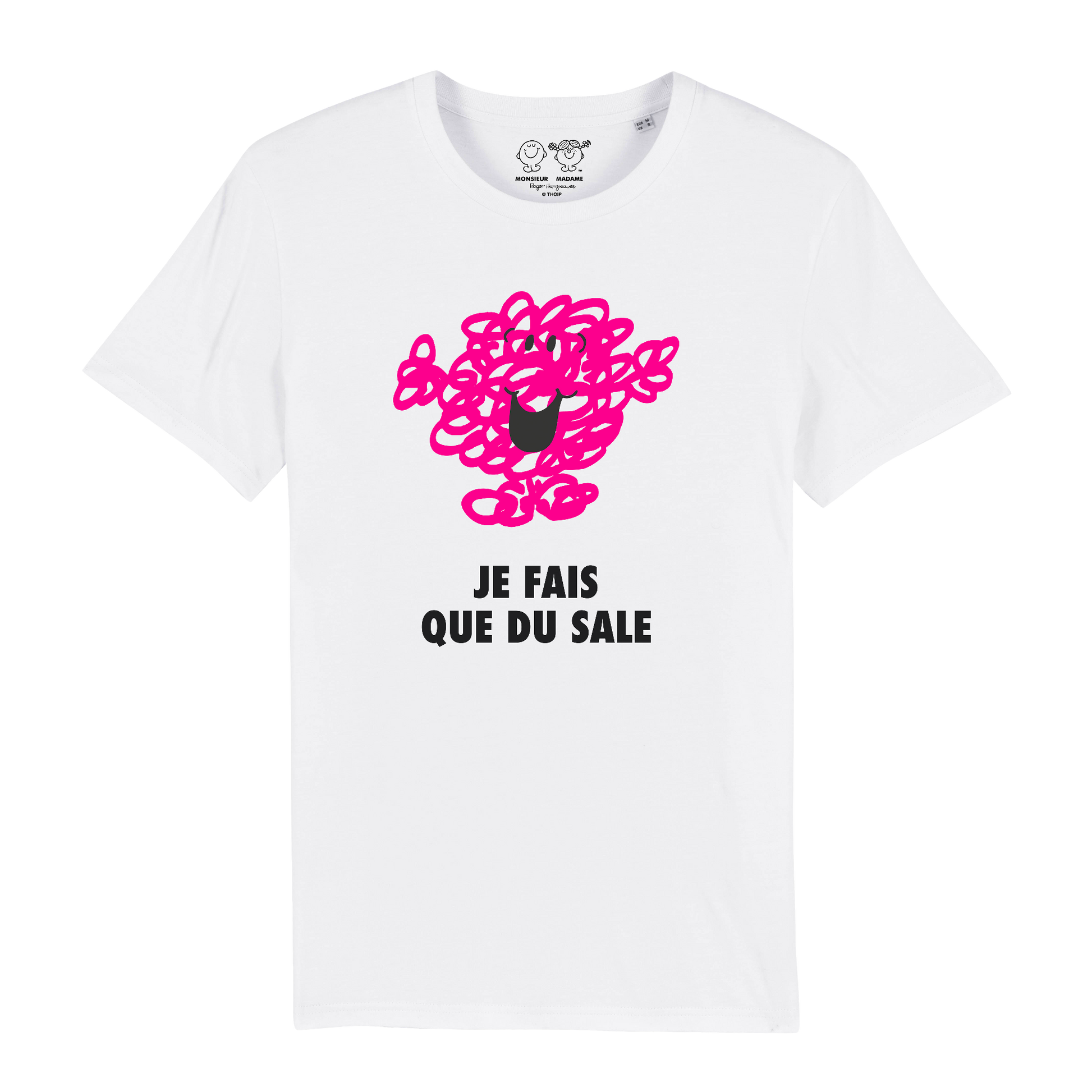 T-shirt Enfant Je fais que du sale Monsieur Madame