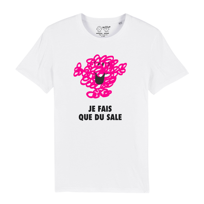 T-shirt Enfant Je fais que du sale Monsieur Madame