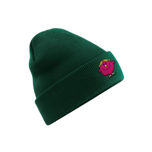Bonnet brodé Madame Catastrophe vert