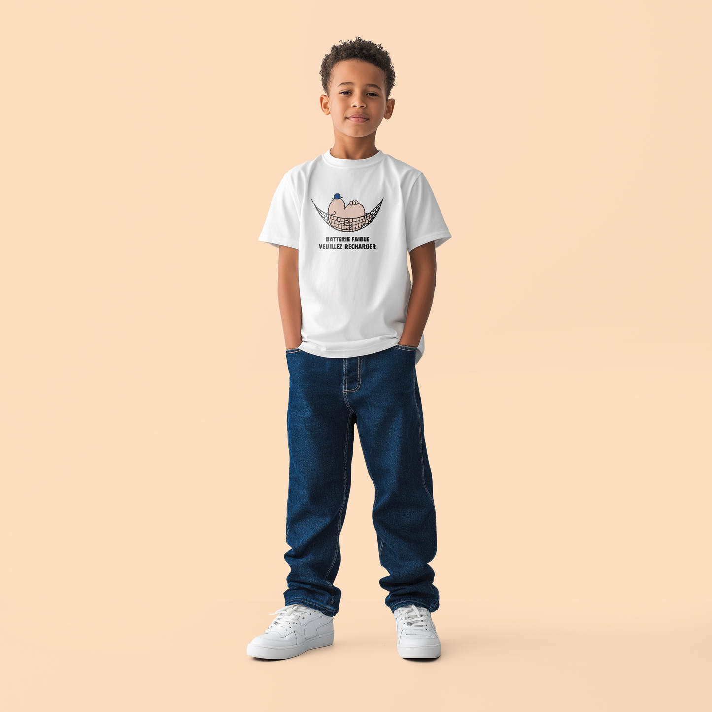 T-shirt Enfant Batterie faible