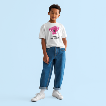 T-shirt Enfant Je fais que du sale
