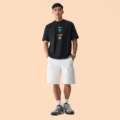 Tshirt - Insta vs real life homme