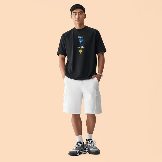 Tshirt - Insta vs real life homme